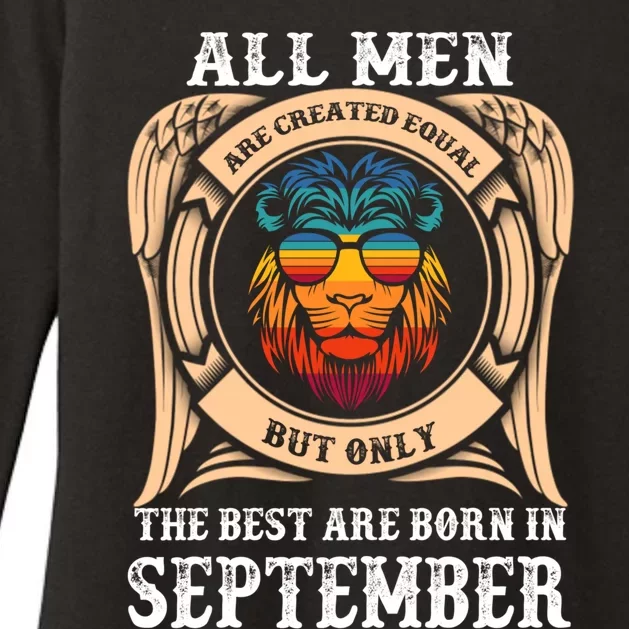 September Birthday Gift Born In September Idea Gift Womens CVC Long Sleeve Shirt