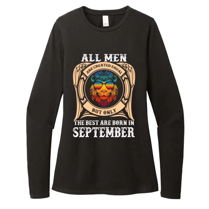 September Birthday Gift Born In September Idea Gift Womens CVC Long Sleeve Shirt