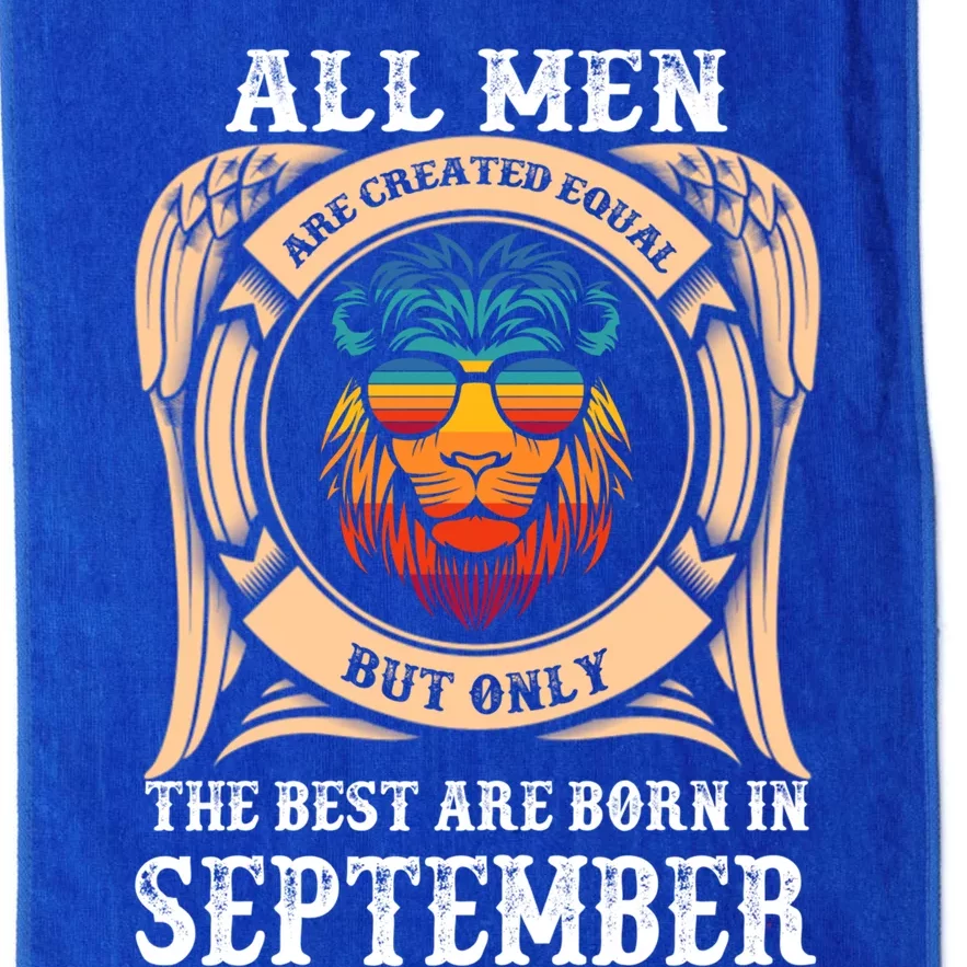 September Birthday Gift Born In September Idea Gift Platinum Collection Golf Towel