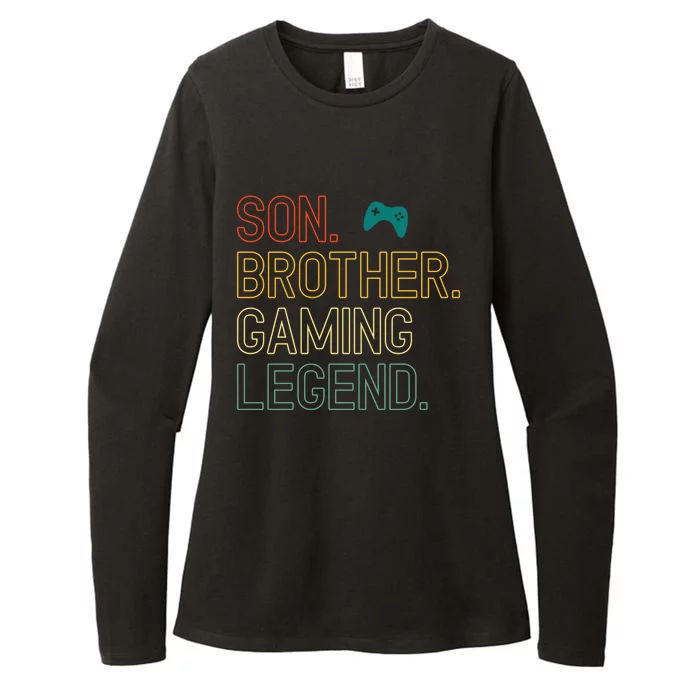 Son Brother Gaming Legend For Gamer Gift Womens CVC Long Sleeve Shirt