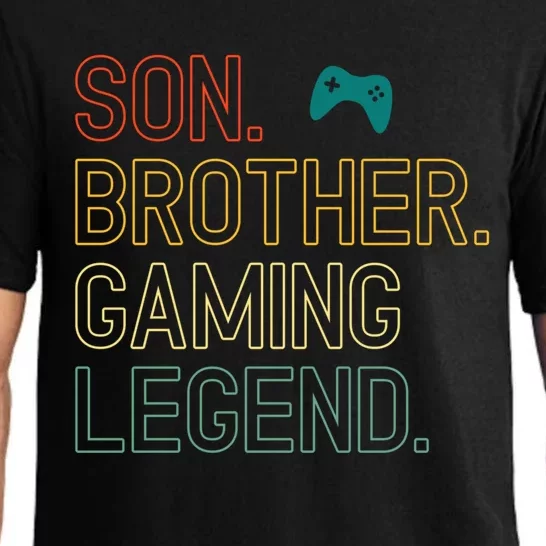 Son Brother Gaming Legend For Gamer Gift Pajama Set