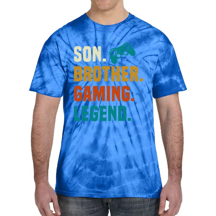 Son Brother Gaming Legend Next Level Gear And Accessories Gift Tie-Dye T-Shirt