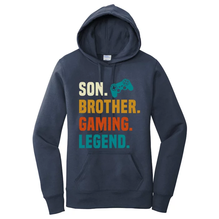 Son Brother Gaming Legend Next Level Gear And Accessories Gift Women's Pullover Hoodie