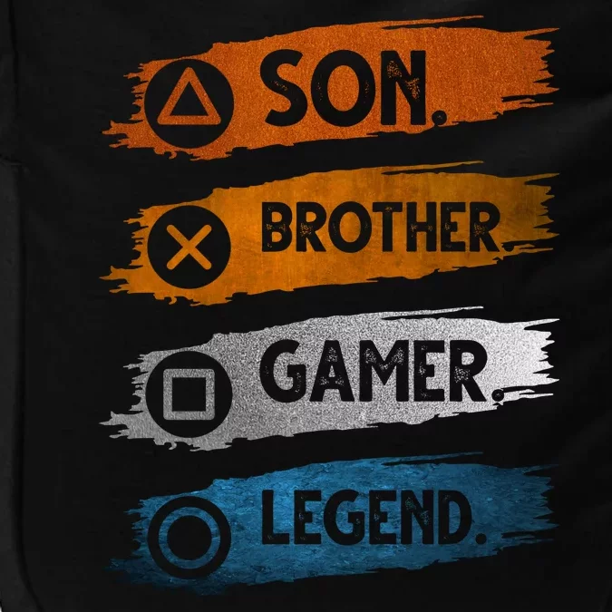 Son Brother Gamer Legend Controller Impact Tech Backpack