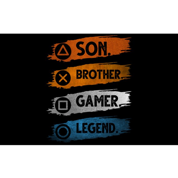 Son Brother Gamer Legend Controller Bumper Sticker