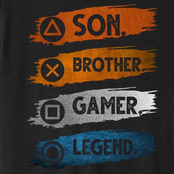 Son Brother Gamer Legend Controller ChromaSoft Performance T-Shirt