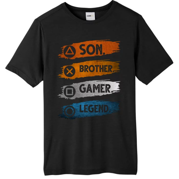 Son Brother Gamer Legend Controller ChromaSoft Performance T-Shirt