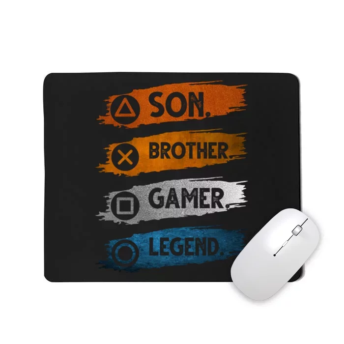 Son Brother Gamer Legend Controller Mousepad