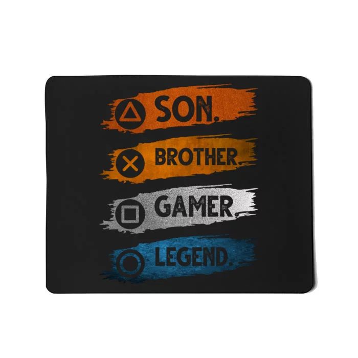 Son Brother Gamer Legend Controller Mousepad