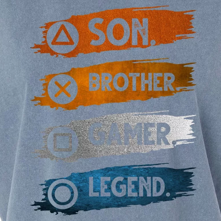 Son Brother Gamer Legend Controller Garment-Dyed Women's Muscle Tee