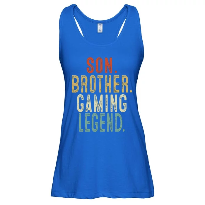 Son Brother Gaming Legend Meaningful Gift Ladies Essential Flowy Tank