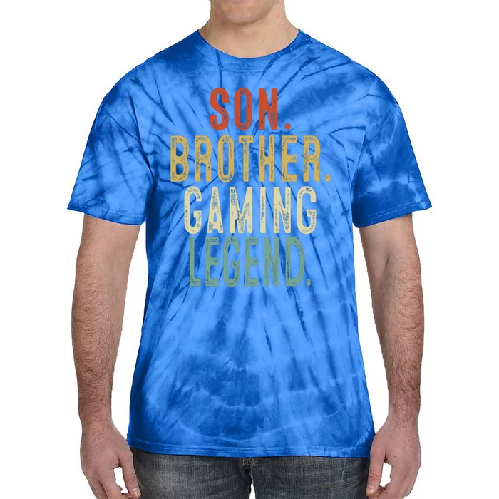 Son Brother Gaming Legend Meaningful Gift Tie-Dye T-Shirt