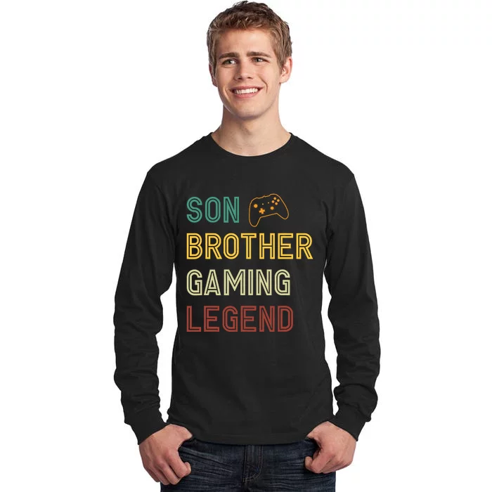 Son Brother Gaming Legend Tall Long Sleeve T-Shirt