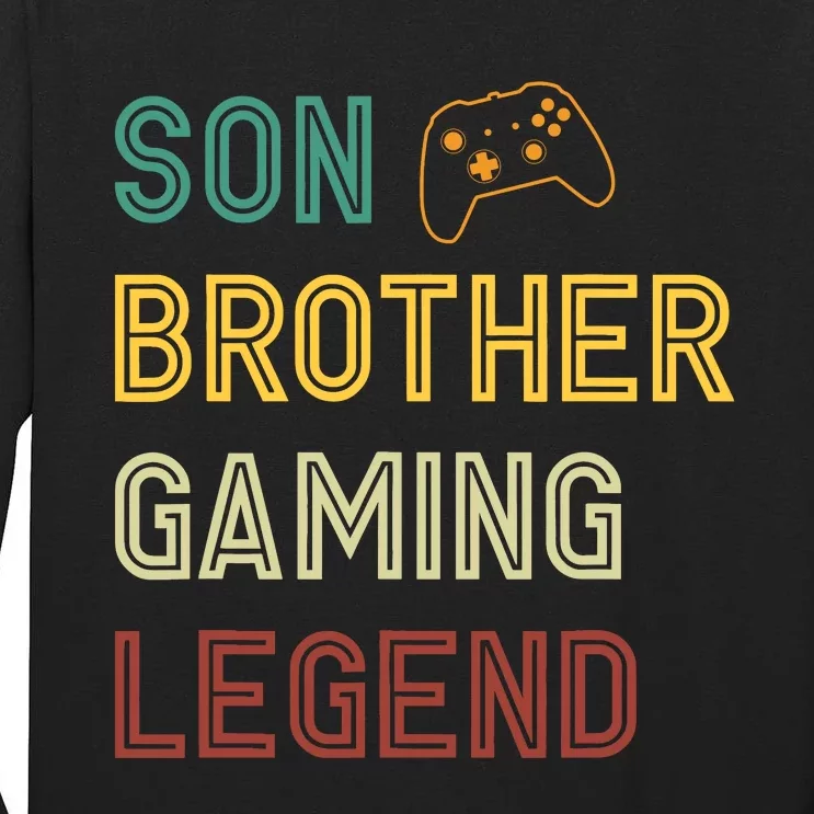 Son Brother Gaming Legend Tall Long Sleeve T-Shirt