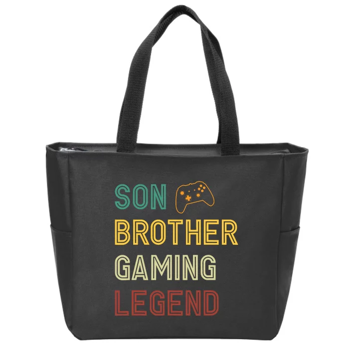 Son Brother Gaming Legend Zip Tote Bag