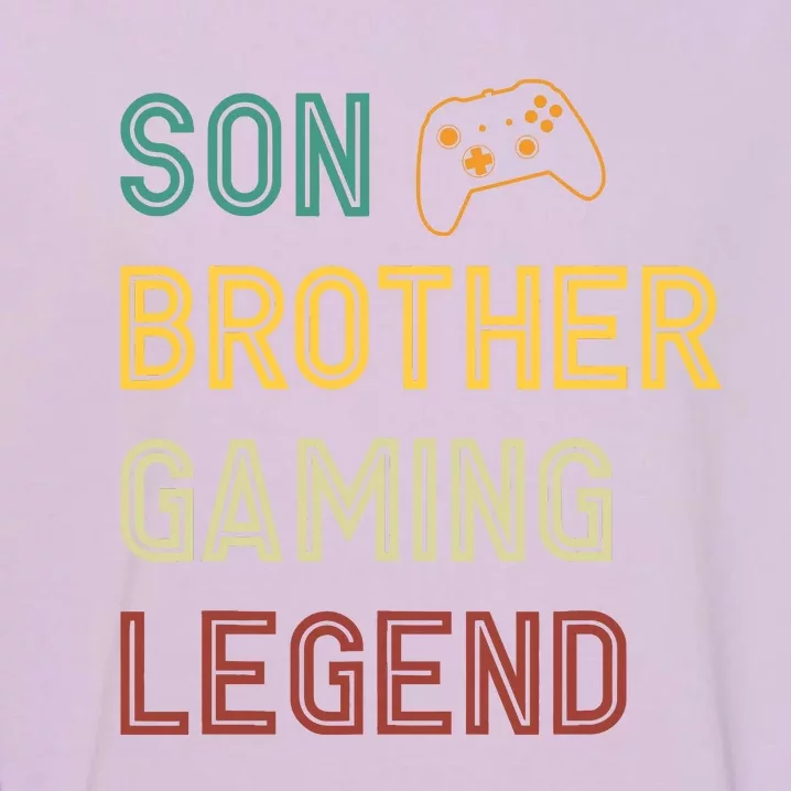 Son Brother Gaming Legend Garment-Dyed Sweatshirt