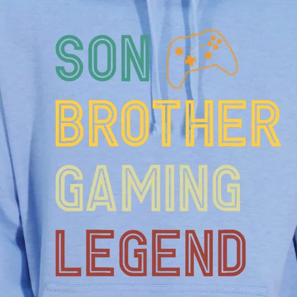 Son Brother Gaming Legend Unisex Surf Hoodie