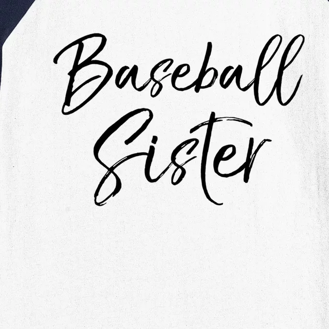 Supportive Baseball Gift Cute Baseball Sister Gift Baseball Sleeve Shirt