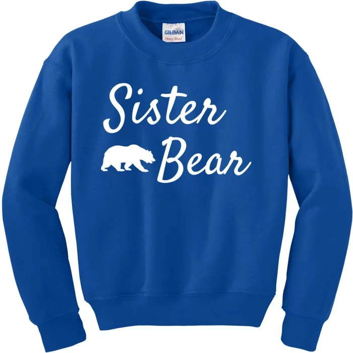 Sister Bear Gift Christmas Papa Bear Mama Bear Bear Great Gift Kids Sweatshirt