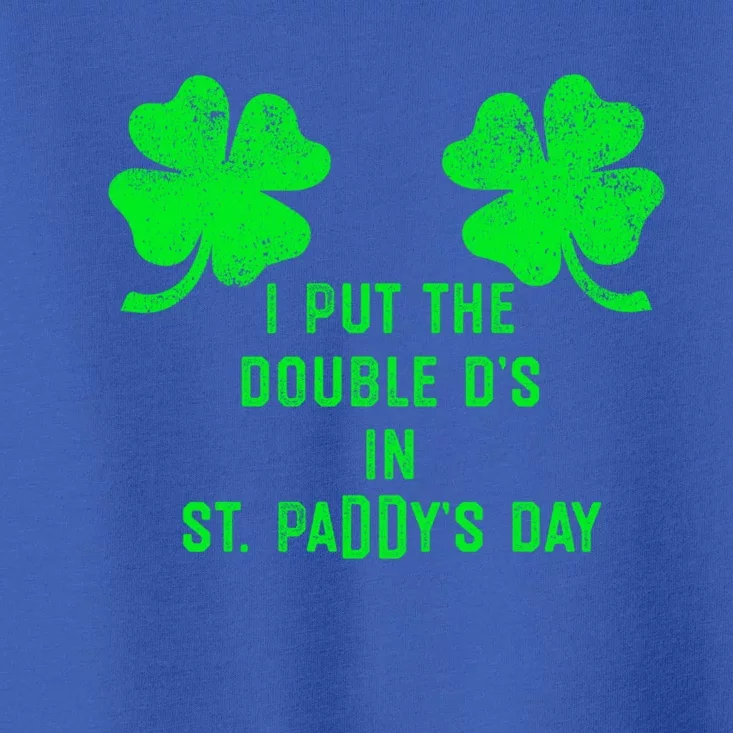 Shamrock Boobs Gift Irish Saint Paddys St Patricks Day Toddler T-Shirt