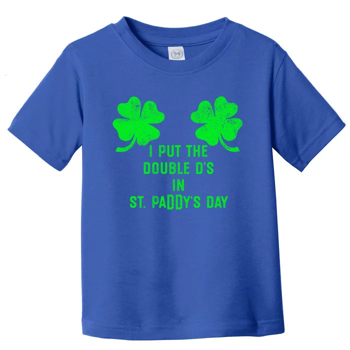 Shamrock Boobs Gift Irish Saint Paddys St Patricks Day Toddler T-Shirt