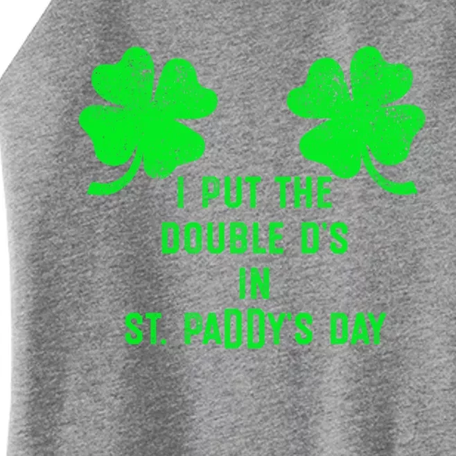 Shamrock Boobs Gift Irish Saint Paddys St Patricks Day Women’s Perfect Tri Rocker Tank