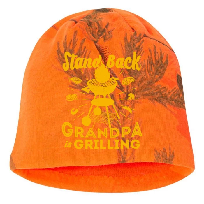 Stand Back Grandpa Is Grilling Kati - Camo Knit Beanie