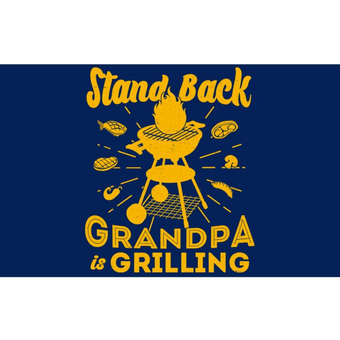 Stand Back Grandpa Is Grilling Bumper Sticker