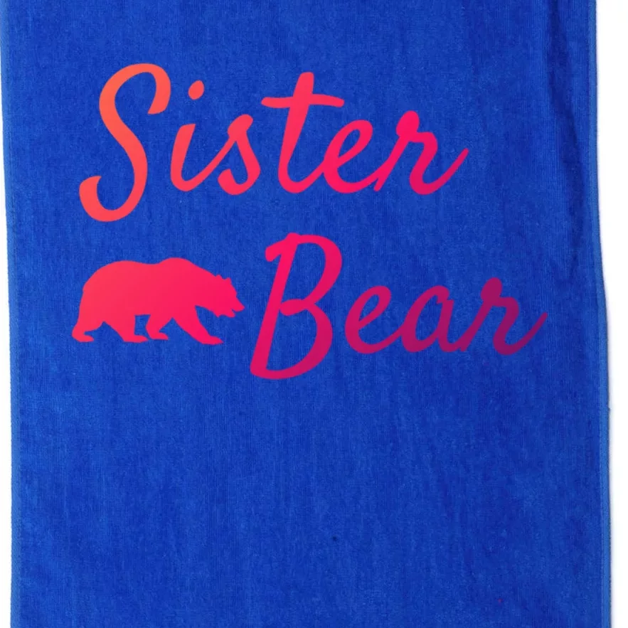 Sister Bear Gift Christmas Papa Bear Mama Bear Bear Meaningful Gift Platinum Collection Golf Towel