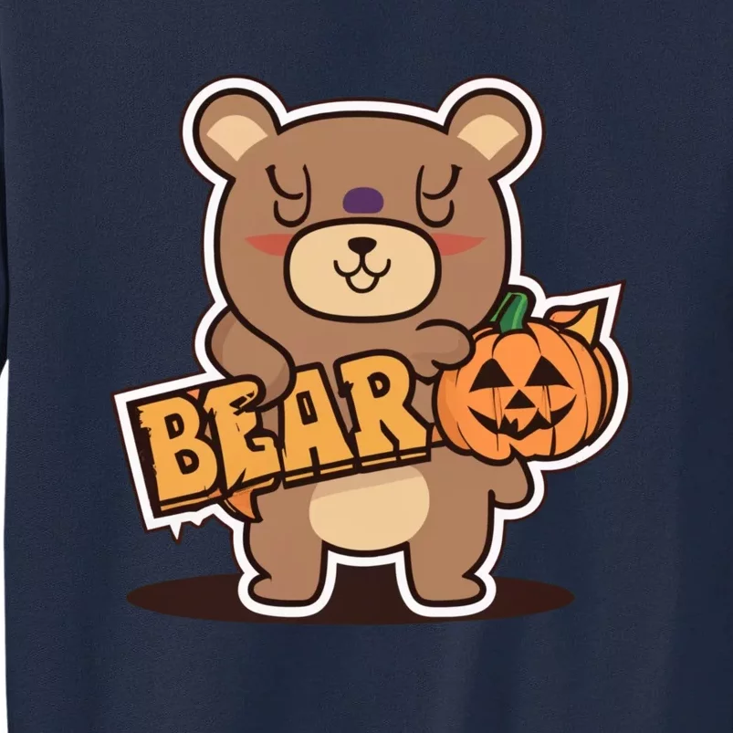 Share Bear Halloween Costume Tall Sweatshirt