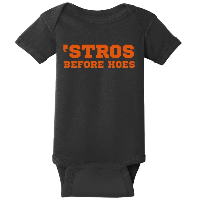 Stros Before Hoes Baby Bodysuit