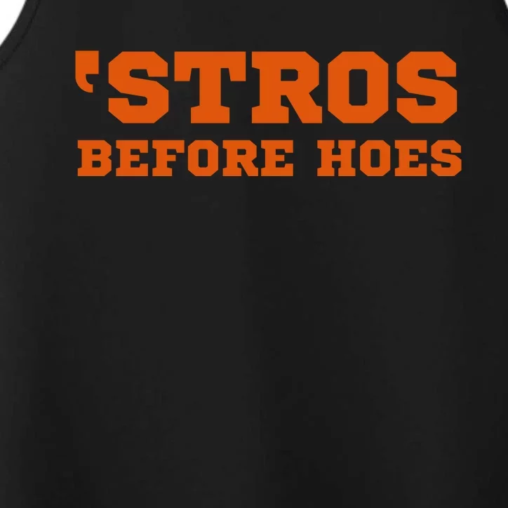 Stros Before Hoes Performance Tank