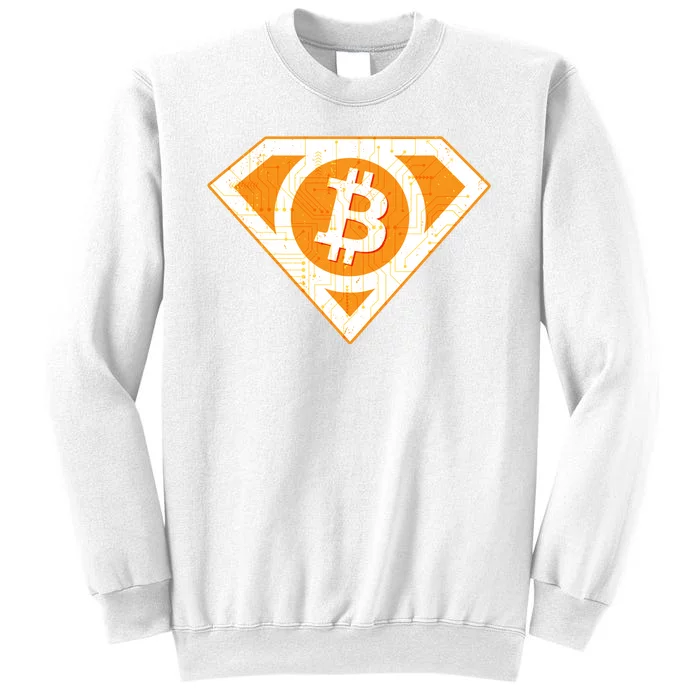 Super Bitcoin Hero Logo Sweatshirt