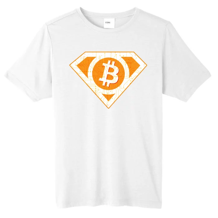 Super Bitcoin Hero Logo ChromaSoft Performance T-Shirt