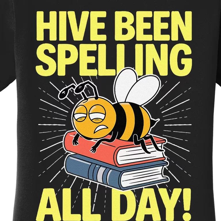 Spelling Bee Humor Spelling Champion Word Nerd Spelling Women's T-Shirt