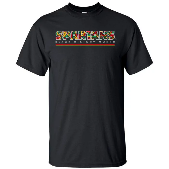 Spartans Black History Month Tall T-Shirt