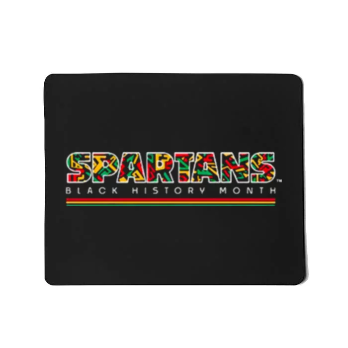 Spartans Black History Month Mousepad