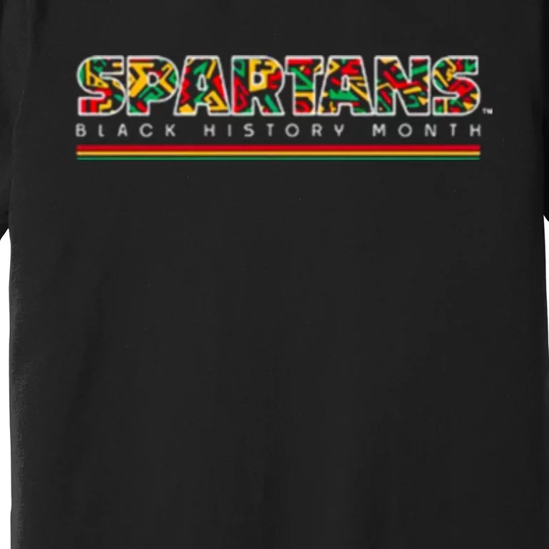 Spartans Black History Month Premium T-Shirt