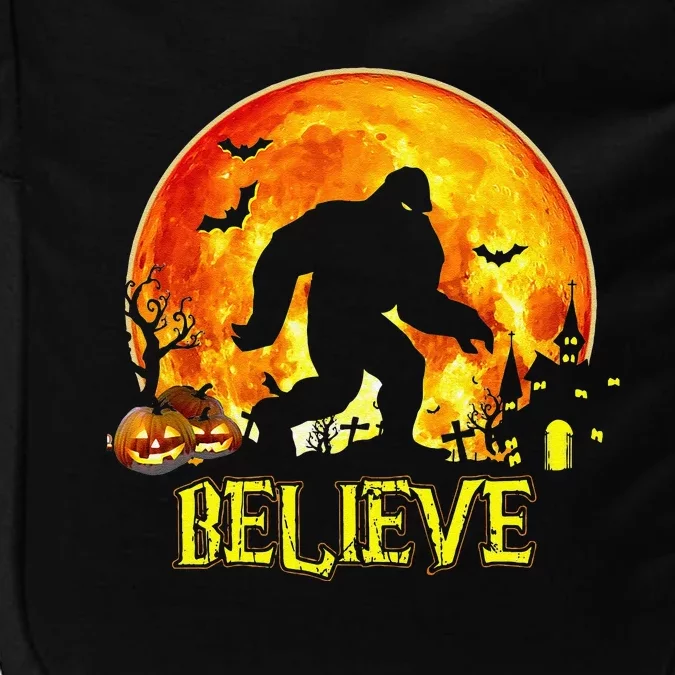 Scary Bigfoot Halloween Costume Blood Moon Sasquatch Believe Impact Tech Backpack