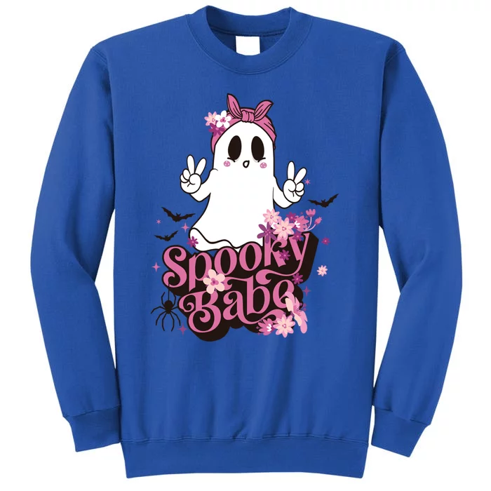 Spooky Babe Halloween Boo Crew Family Matching Gift Sweatshirt