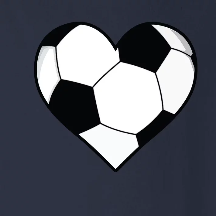 Soccer Ball Heart Gift Idea For Mom Dad Toddler Long Sleeve Shirt