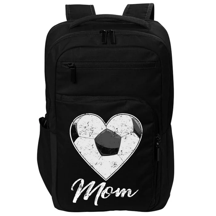 Soccer Ball Heart Mom Fan Gifts Idea Mothrer Sport Lover Impact Tech Backpack