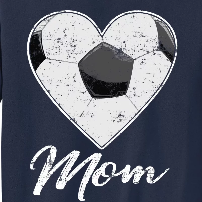 Soccer Ball Heart Mom Fan Gifts Idea Mothrer Sport Lover Sweatshirt