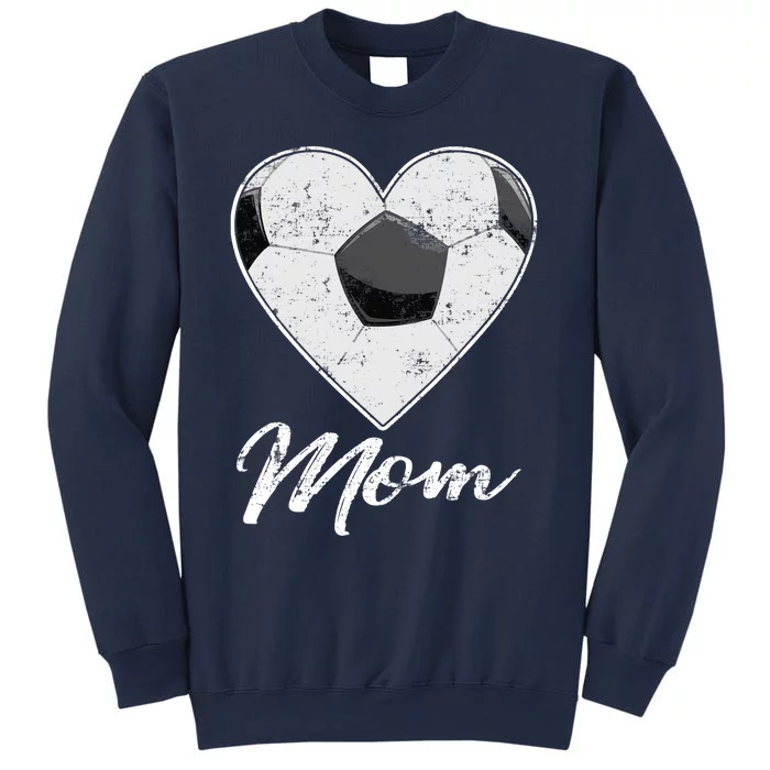 Soccer Ball Heart Mom Fan Gifts Idea Mothrer Sport Lover Sweatshirt