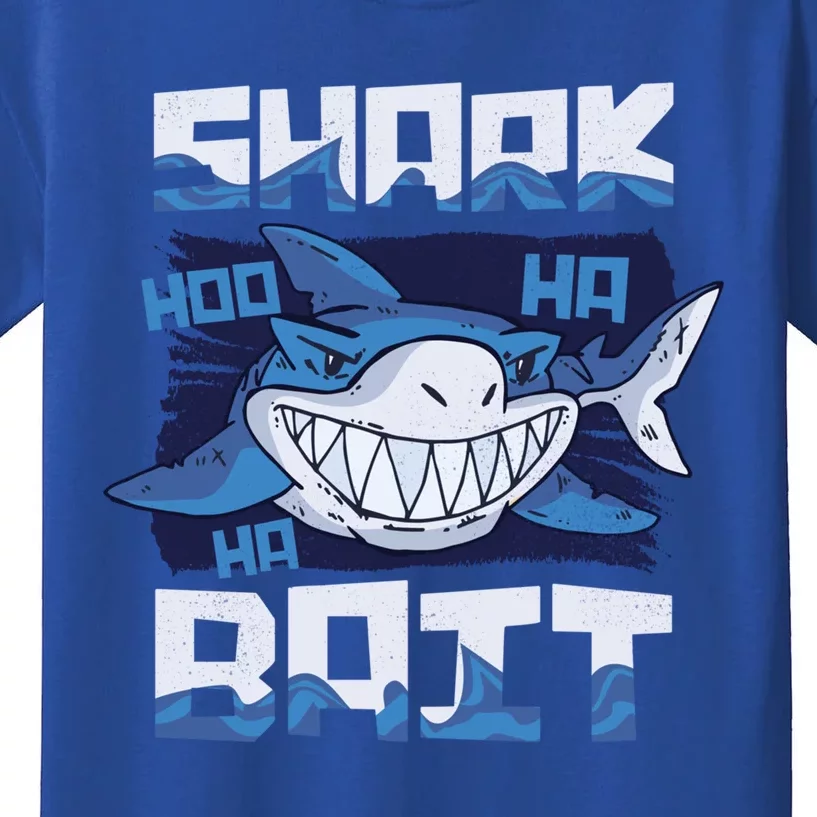 Shark Bait Hoo Ha Ha Funny Funny Shark Of Week Funny Gift Kids T-Shirt