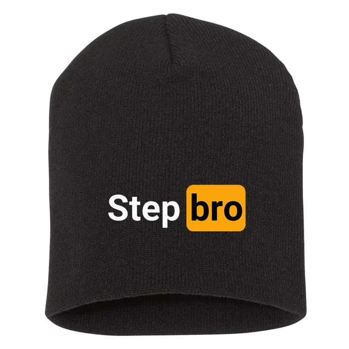 Step Bro Hilarious Novelty Joke Short Acrylic Beanie