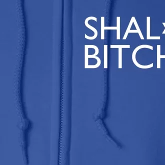 Shalom Bitches Hanukkah Full Zip Hoodie