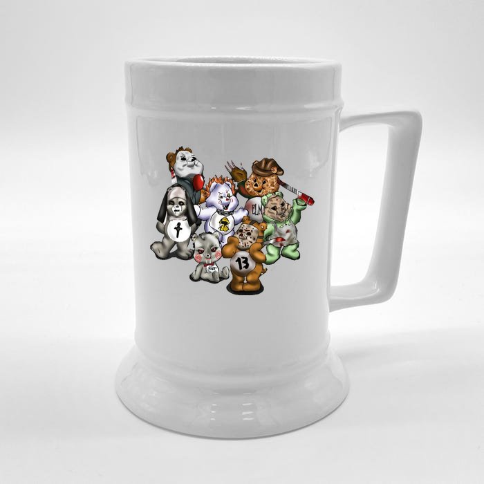 Scare Bears Halloween Creepy Front & Back Beer Stein