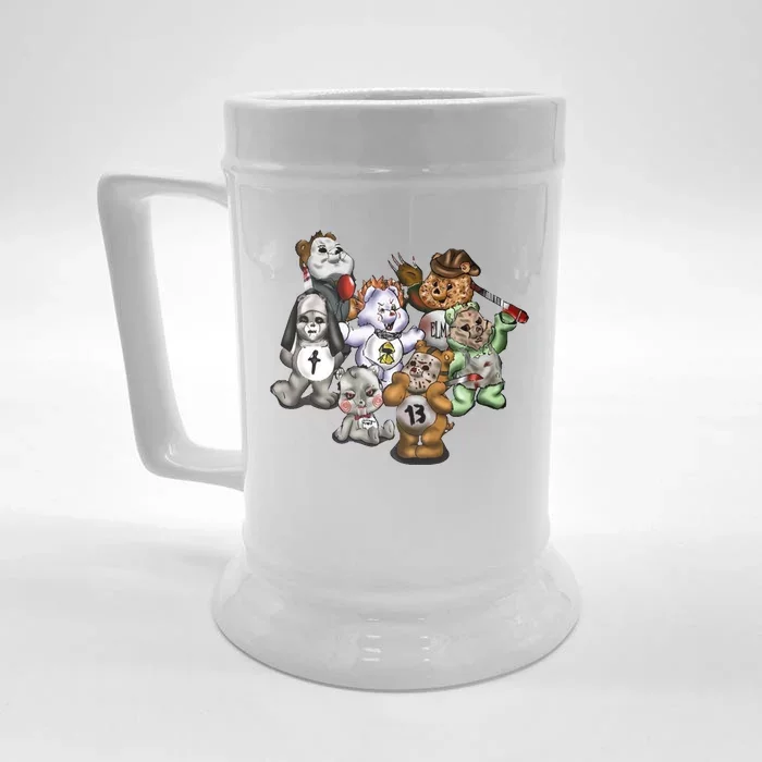 Scare Bears Halloween Creepy Front & Back Beer Stein