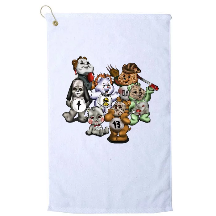 Scare Bears Halloween Creepy Platinum Collection Golf Towel